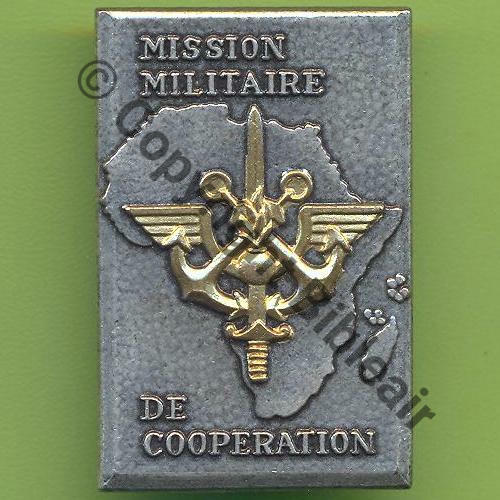 AFRIQUE MISSION MILITAIRE DE COOPERATION  FIA LYON EDIT BROCHE Dos lisse Src.Y.GENTY 5Eur(x3) 